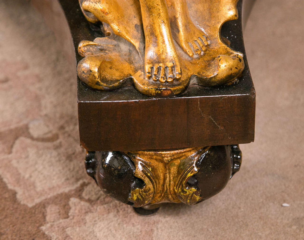 Carved Figural Center Table 1