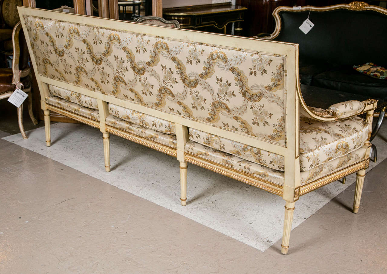 Louis XVI Style Sofa by Maison Jansen In Good Condition In Stamford, CT