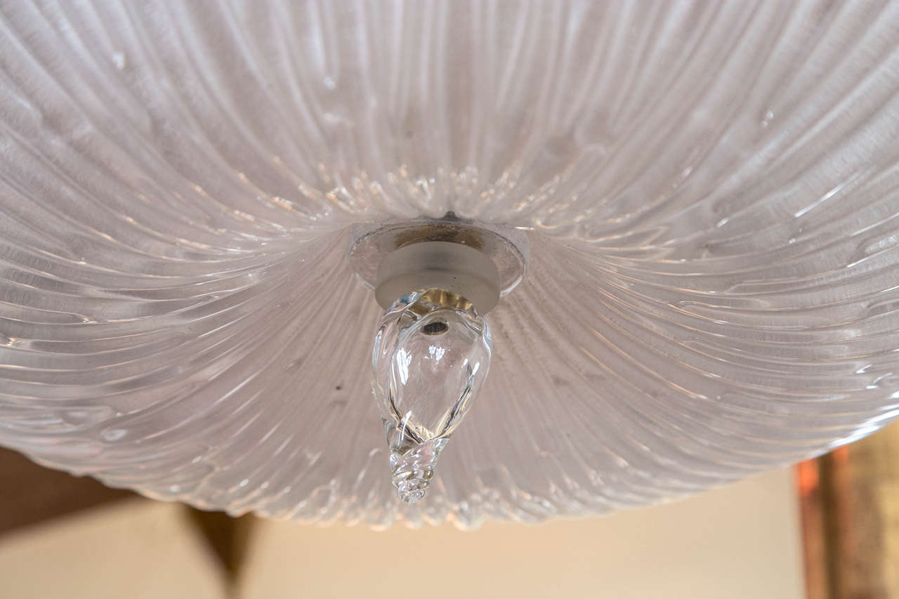 Late 20th Century Shimmery Murano Chandelier
