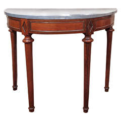 French Directoire Demi-lune Console, circa 1790 9