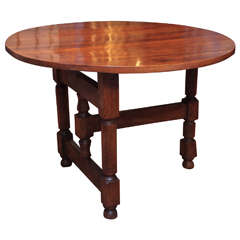 Antique Late 18th Century French Walnut Wine Table, circa 1790