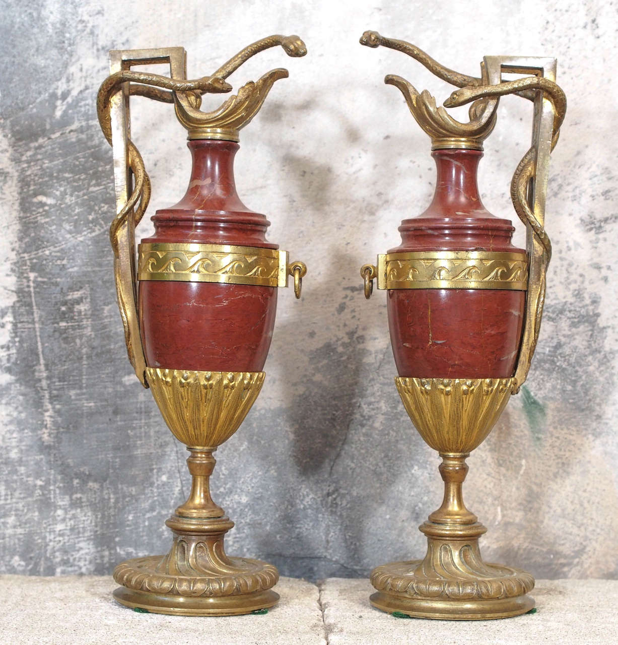 Pair of 19th century French neo-classical style 