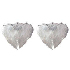 Sconces Mid Century Modern Murano art Glass 1960
s