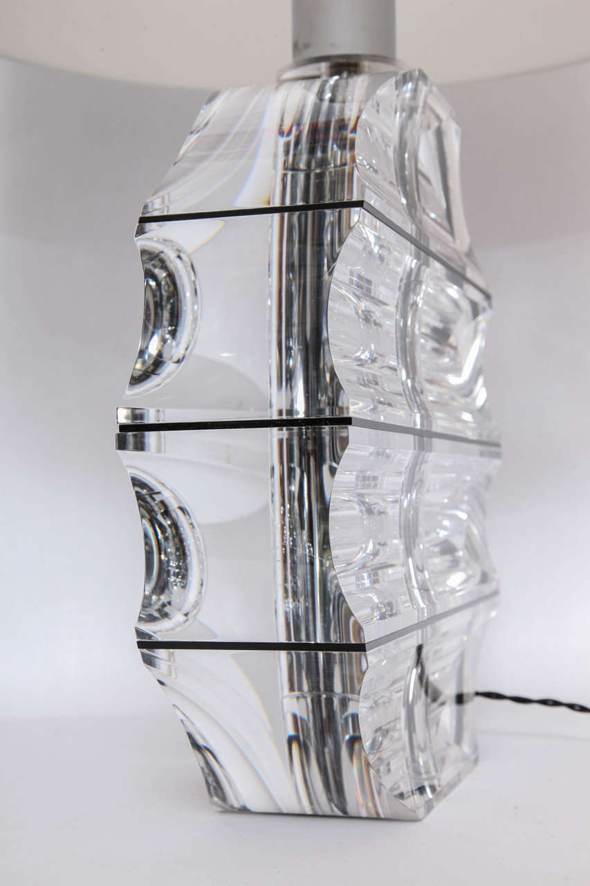  Feliceantonio Botta Architectural Lucite  Mid Century Modern Italy 1960's In Good Condition In New York, NY