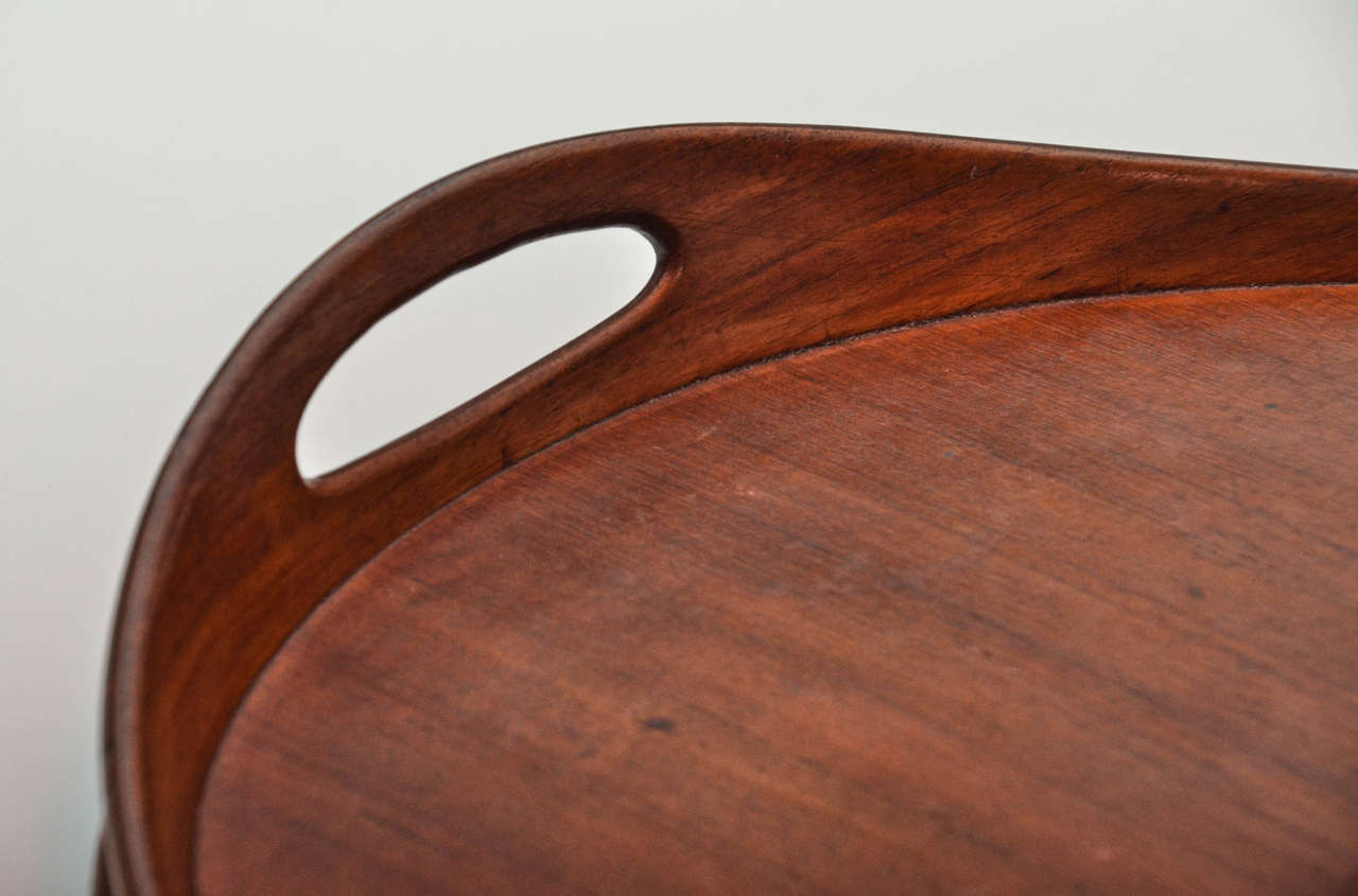 Danish Teak Oval Gallery Tray by Jens Quistgaard, circa 1960 For Sale