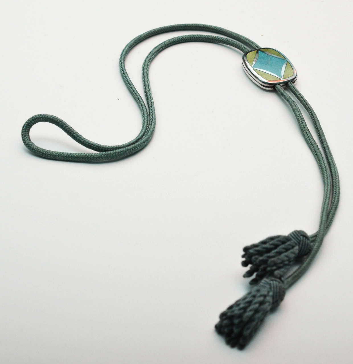 Georg Jensen Silver and Enamel "Bolo" by Naja Salto