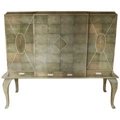 1970s Shagreen Cabinet