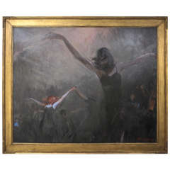 Paul Oxborough Oil Painting Titled "Dance"