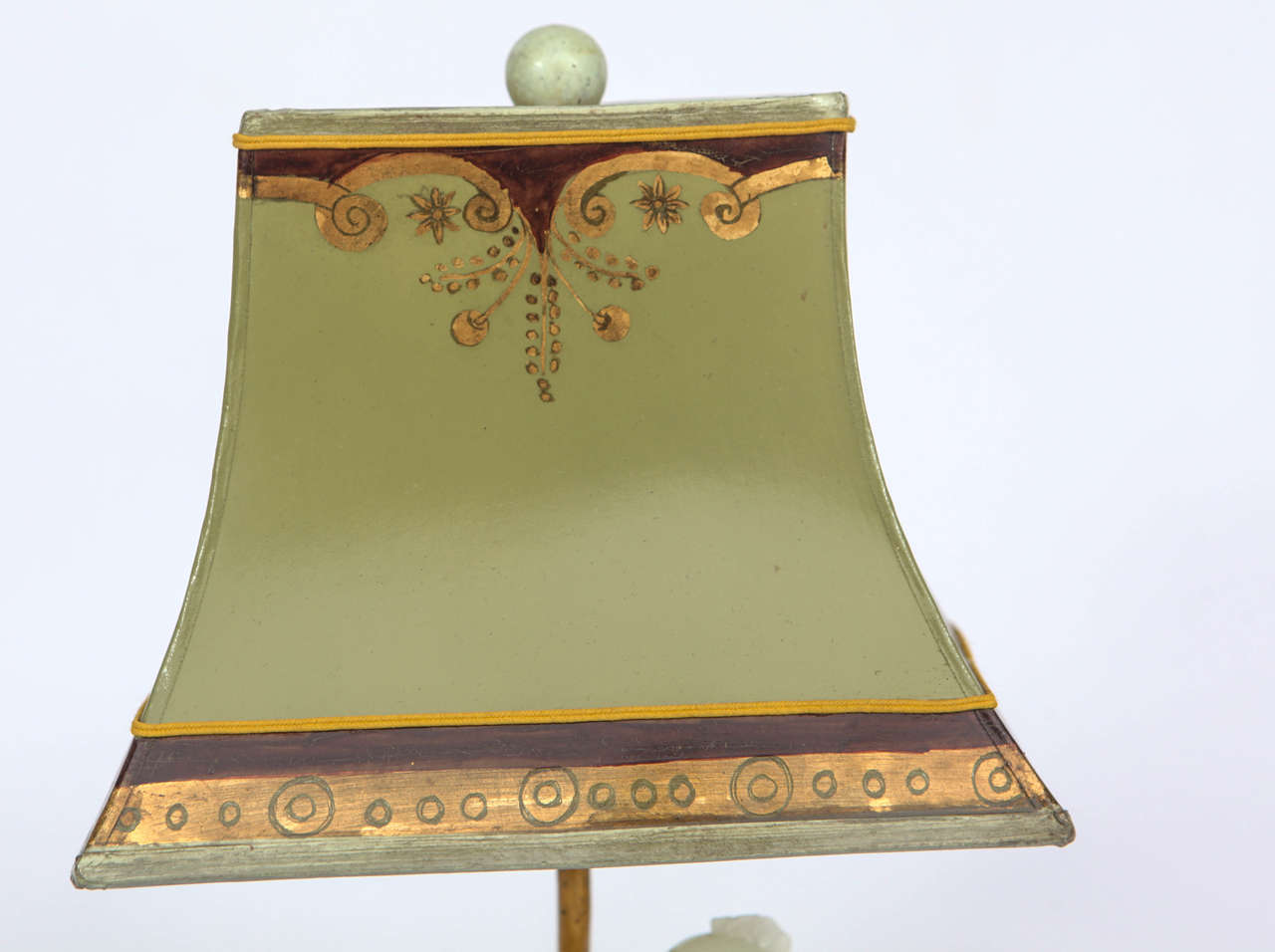 Carved Single 19th Century Chinese Jade Rooster Lamp