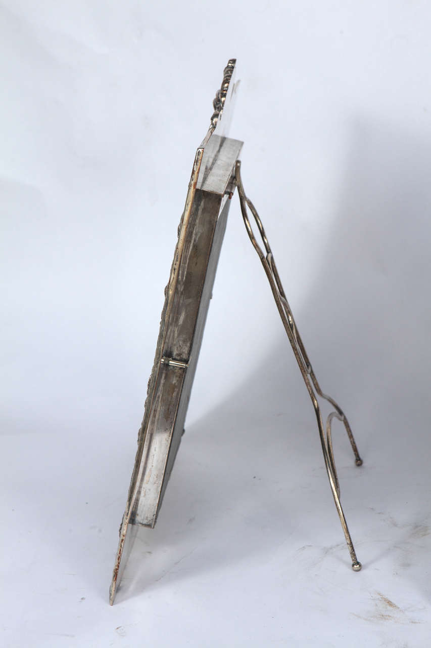 Pair of Late 19th Century English Silver Mirrors 2