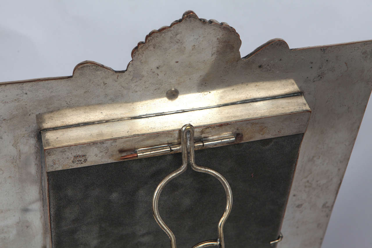 Pair of Late 19th Century English Silver Mirrors 4