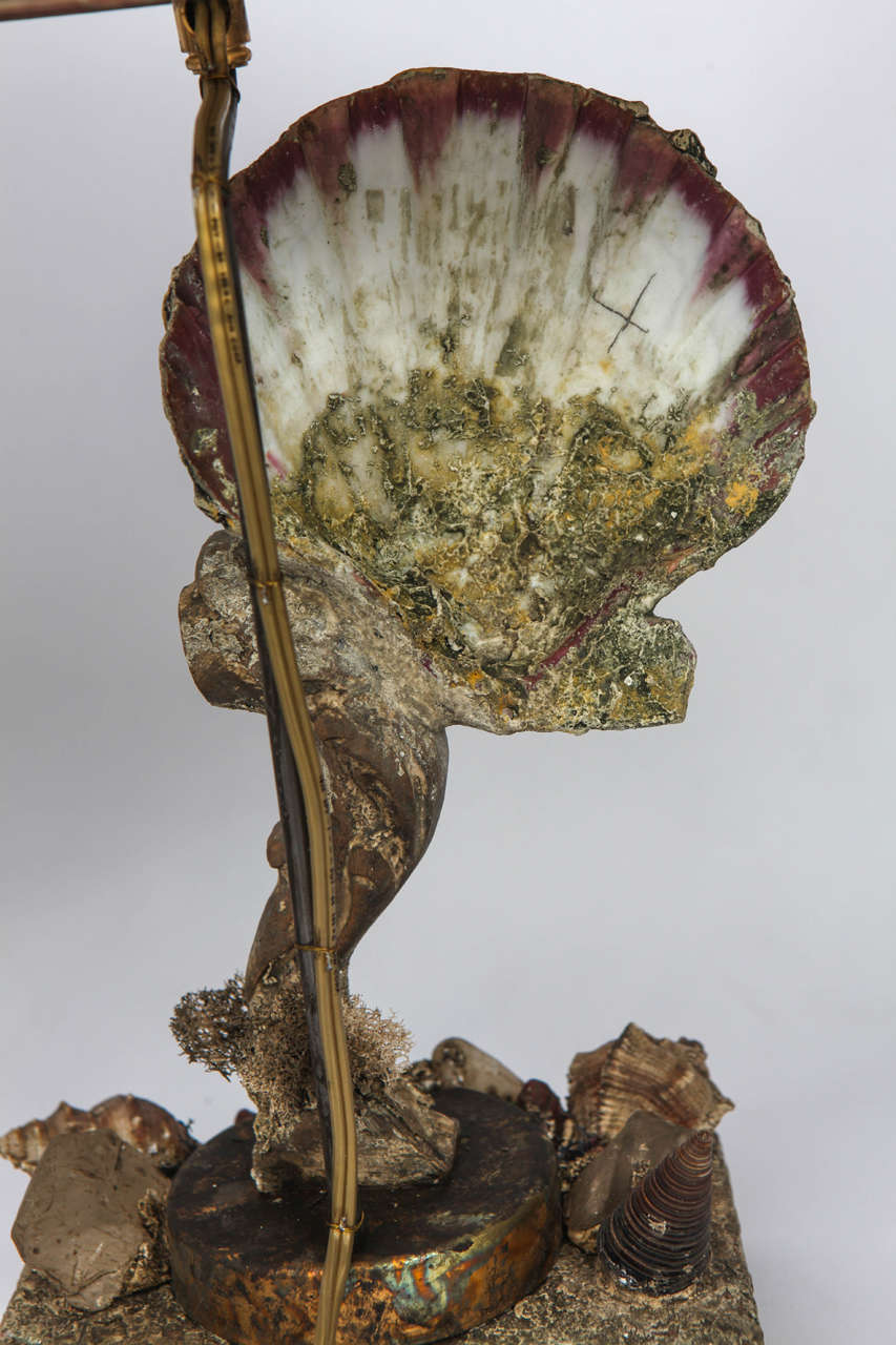 Pair of Seashell Lamps For Sale at 1stDibs | seashell lamps for sale