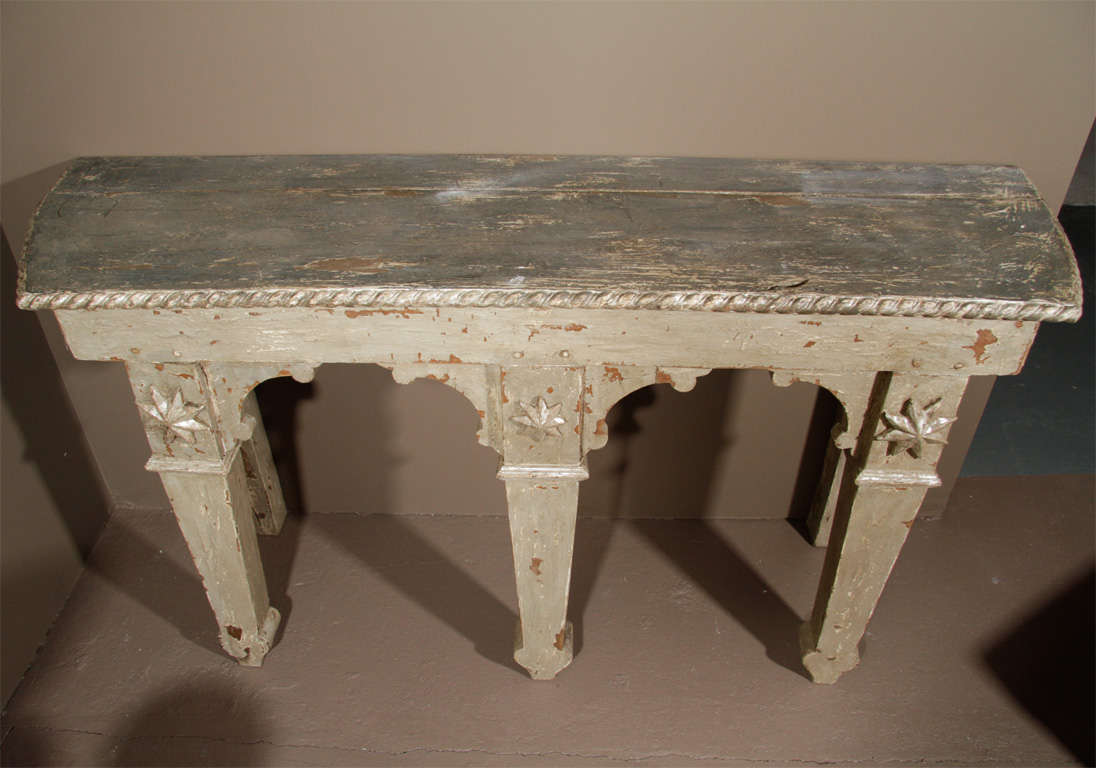 Wood French store console