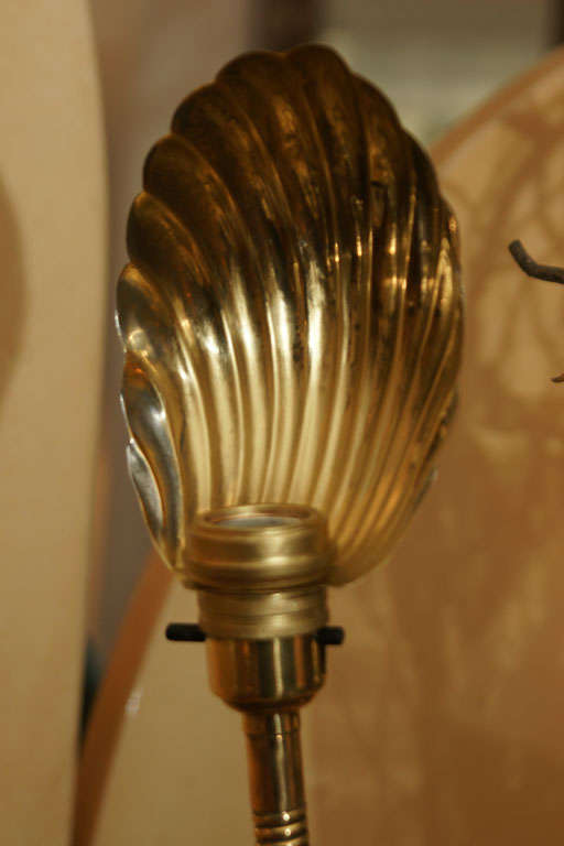 1910 England Brass Adjustable Gooseneck Lamp 1