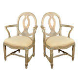 pair of swedish chairs