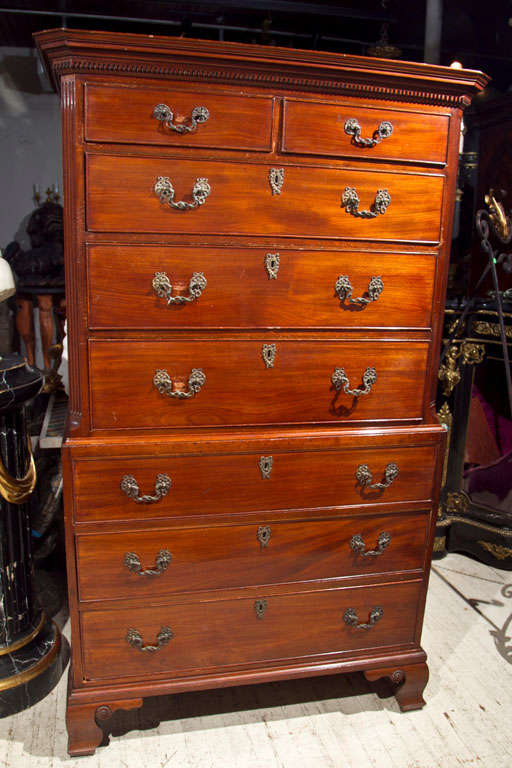 18th Century and Earlier 18th  Century Chest On Chest For Sale