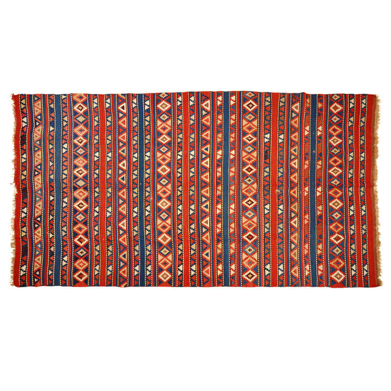 Caucasian Kilim Rug For Sale at 1stDibs