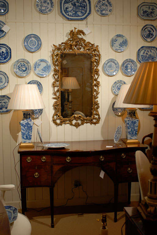 Pair English Chippendale style Mirrors