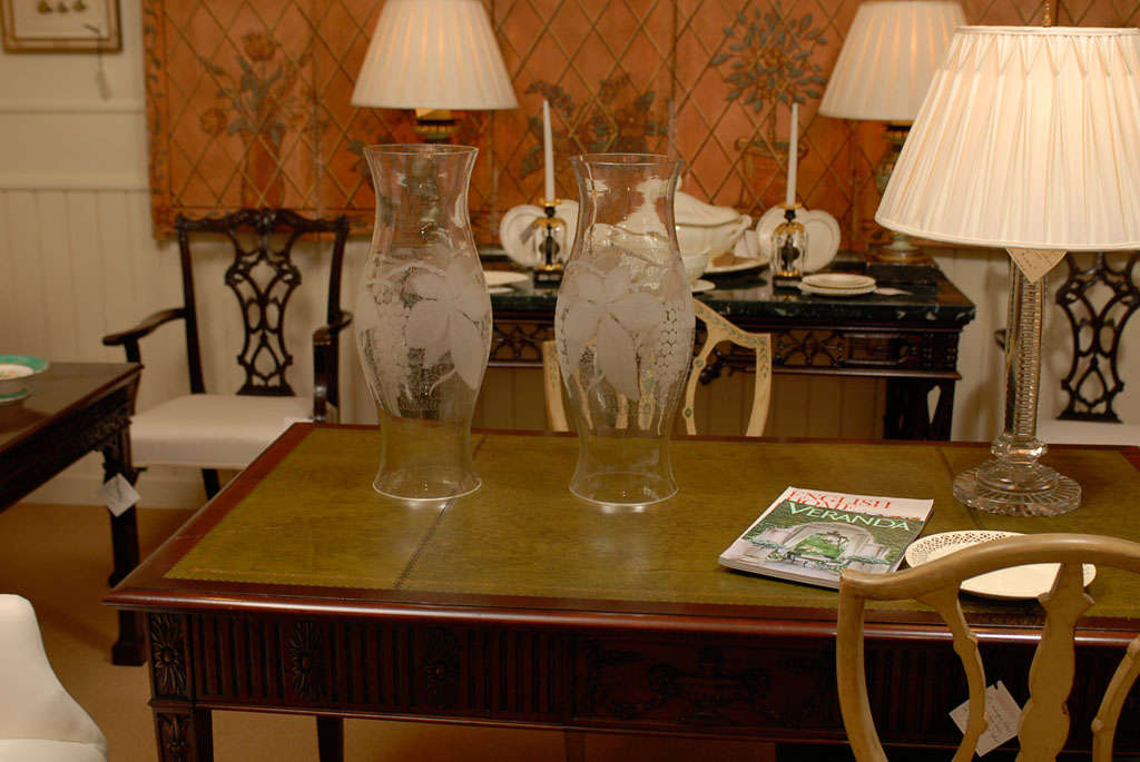 Pair Hurricane Globes