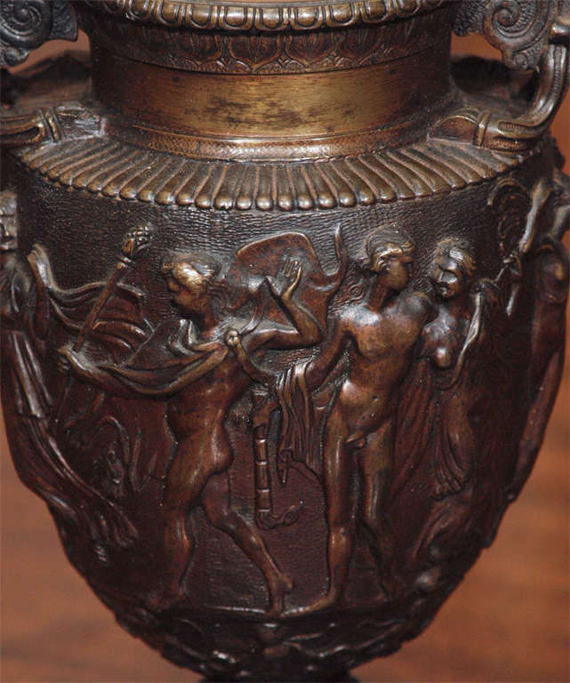 Pair Of Grand Tour Bronze Vases For Sale at 1stDibs antique bronze