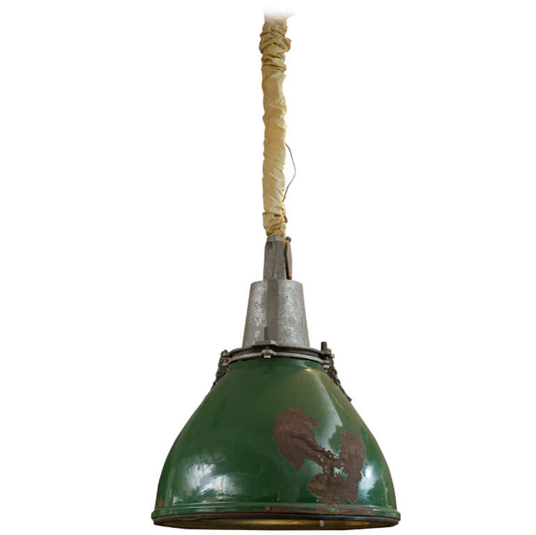 Industrial Hanging Lantern For Sale