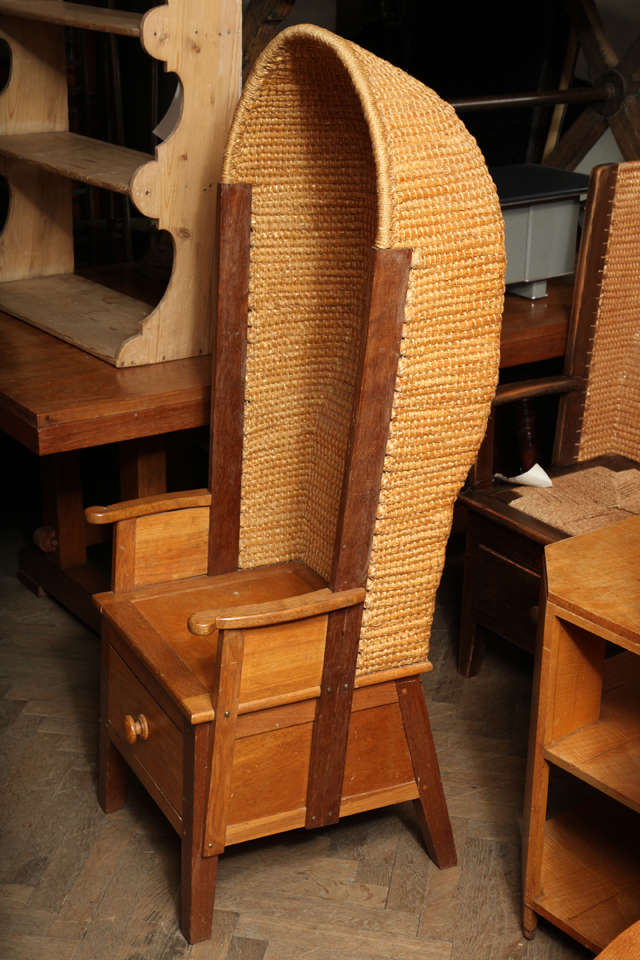 19th Century Hooded Orkney Chair 