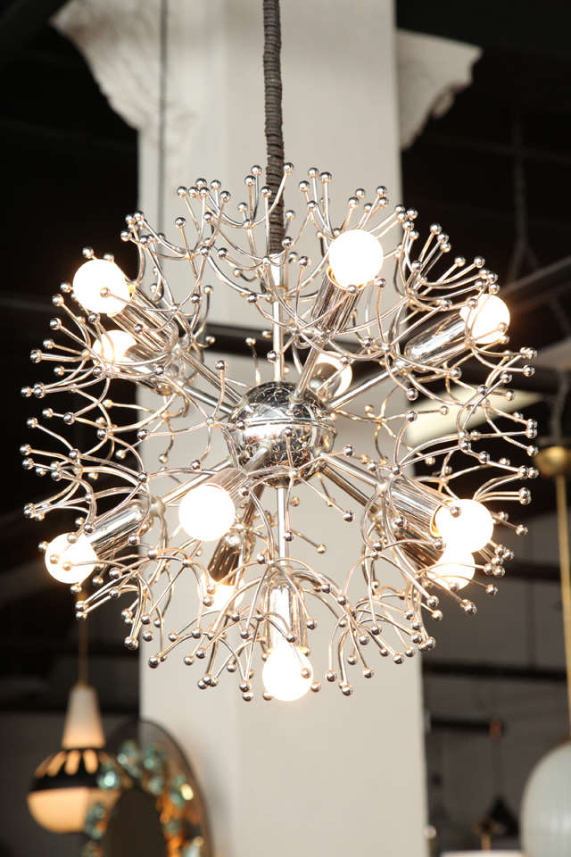 Snow Flake Chandelier Made in Italy, 1960 For Sale 1