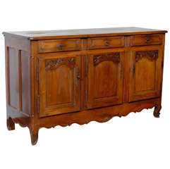 19th Century Walnut Enfilade from Provence