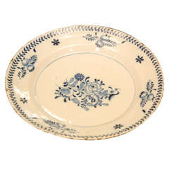 A Delft Charger, c. 1780