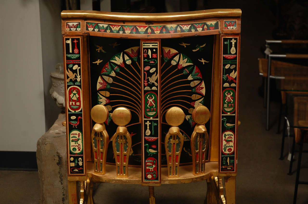 English Egyptian Revival Armchair 2