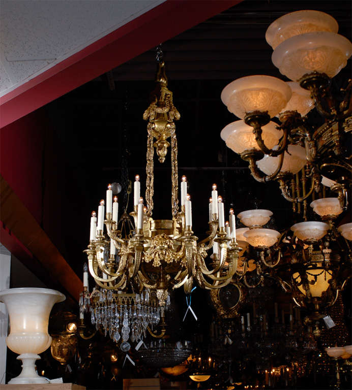 Antique Chandelier. Louis XIV style chandelier