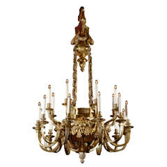 Antique Chandelier. Louis XIV style chandelier