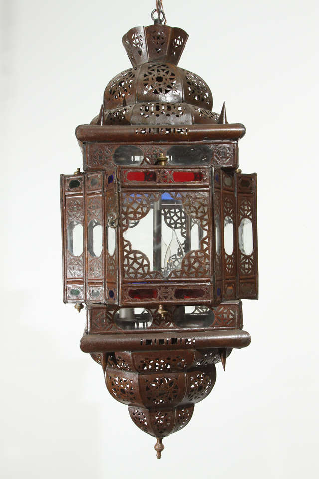 20th Century Moroccan Glass Pendant