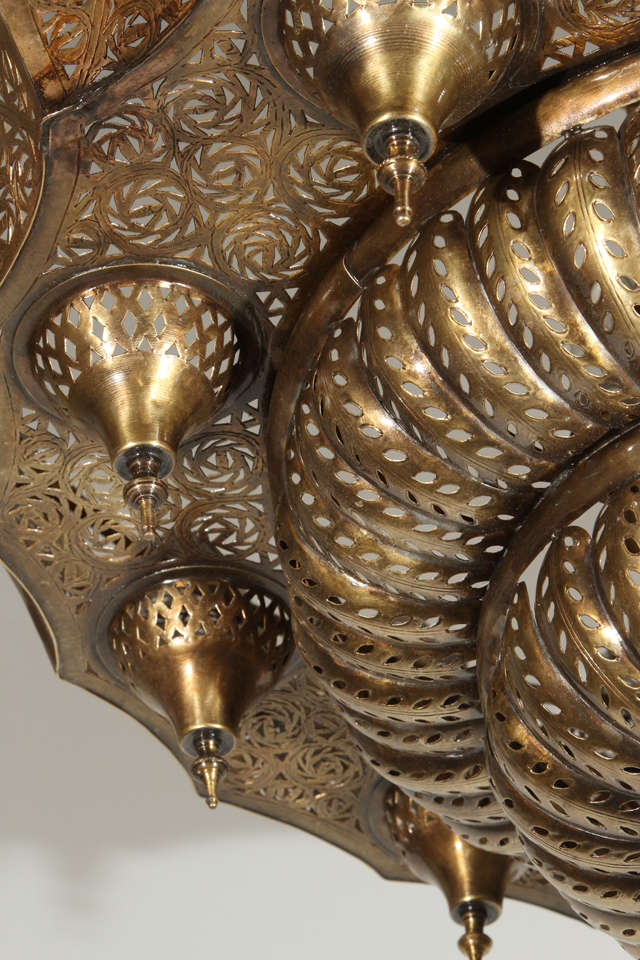 moroccan brass chandelier