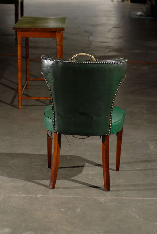 Set of 4 1950's Hollywood Regency Klismos Chairs, Style of D. Draper 2