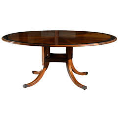 20thC  Georgian Style Round Dining Table