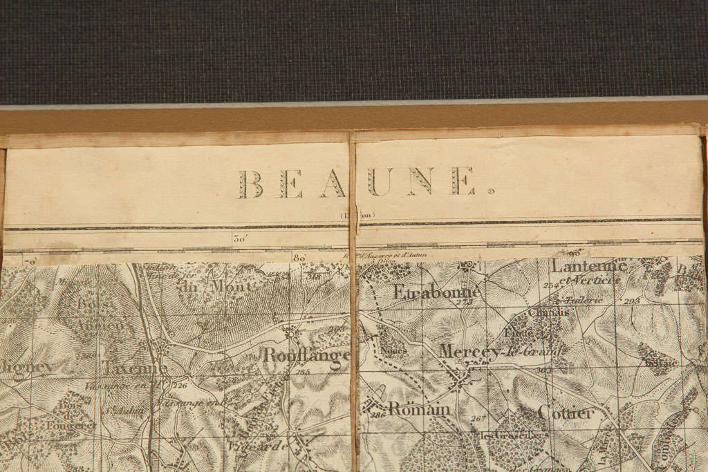 3 assorted 19th century French maps In Good Condition In Seattle, WA