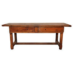 Antique French convent table
