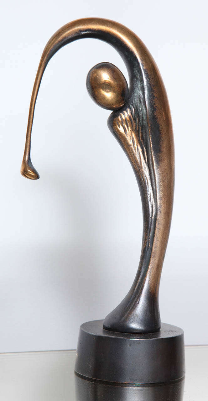 Golfing Figure by Stig Kalsing