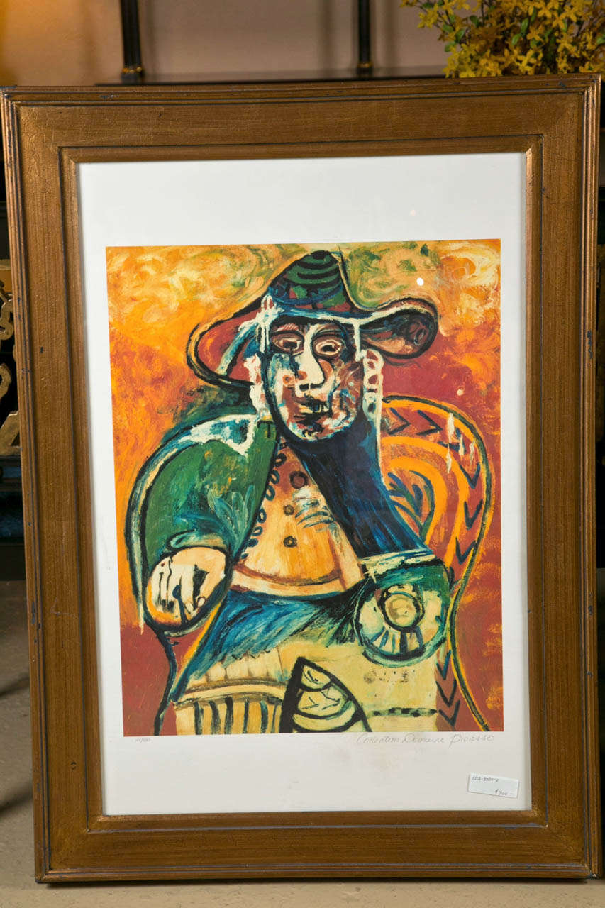 Pair of Framed Pablo Picasso Lithographs Numbered 1