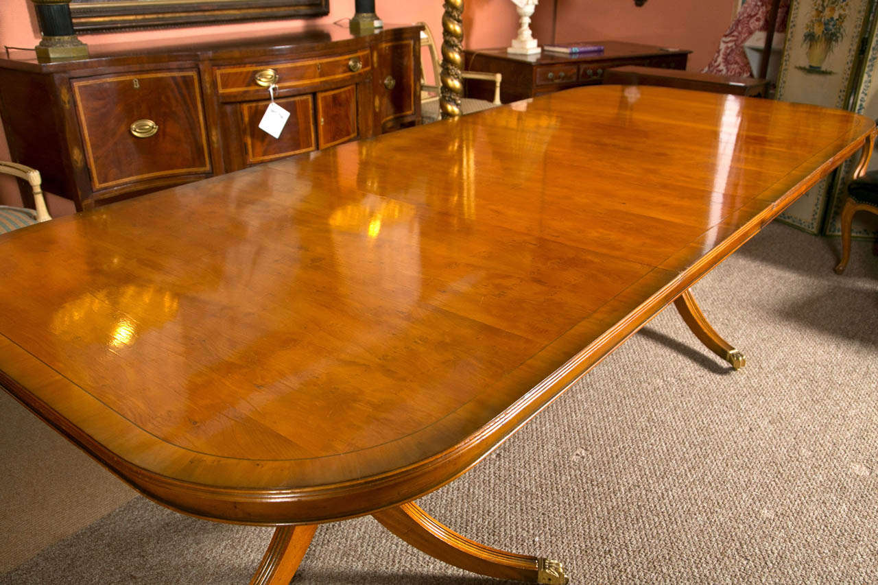 Regency Charles Barr Dining Table with Two Leaves