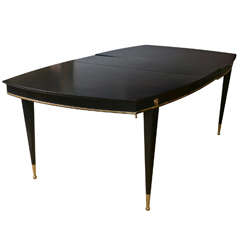 An Ebonized Dining Table in the Manner of Maison Jansen