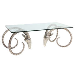 Vintage John Lyle Iridium Bronze Ibex Table