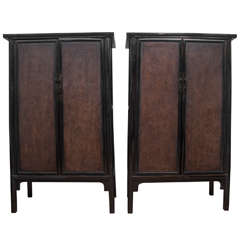 Large Pair of Chinese Cabinets