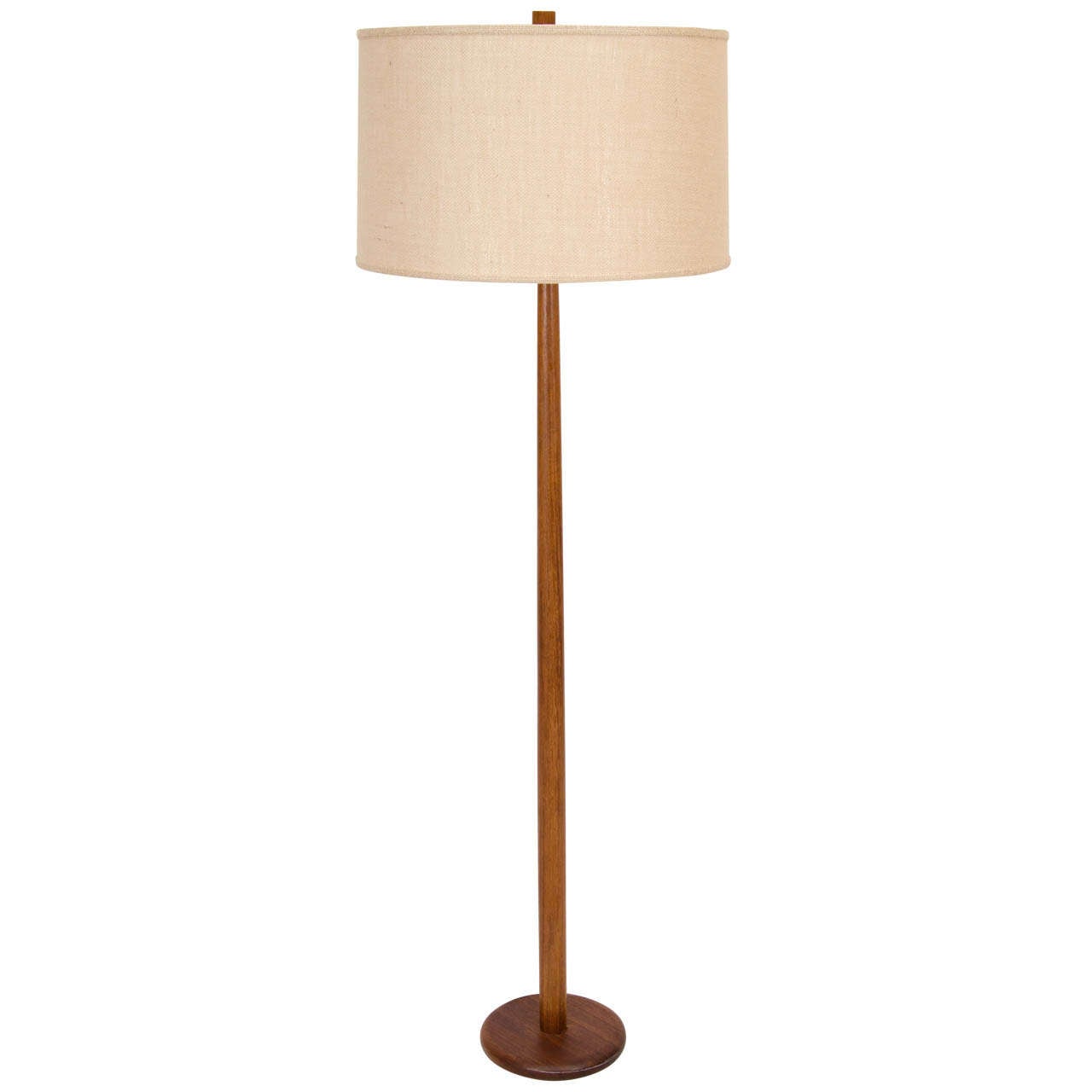 Martz Walnut Floor Lamp