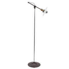 Antique Industrial Floor Lamp by O.C. White