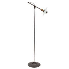 Antique Industrial Floor Lamp by O.C. White 5