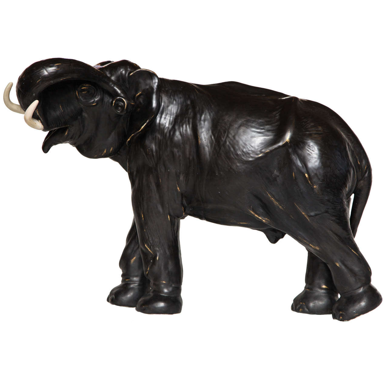 Large Pottery Elephant For Sale at 1stdibs