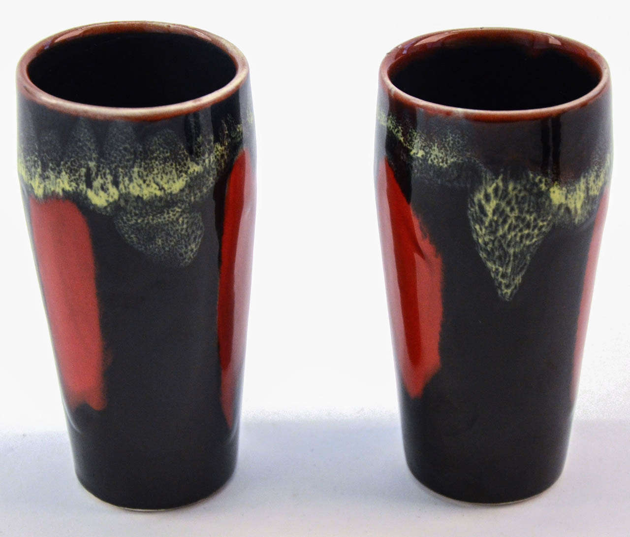 Mid-century Scheurich Keramik  West German Lava Pottery Ceramic Colourful Drink  For Sale 1