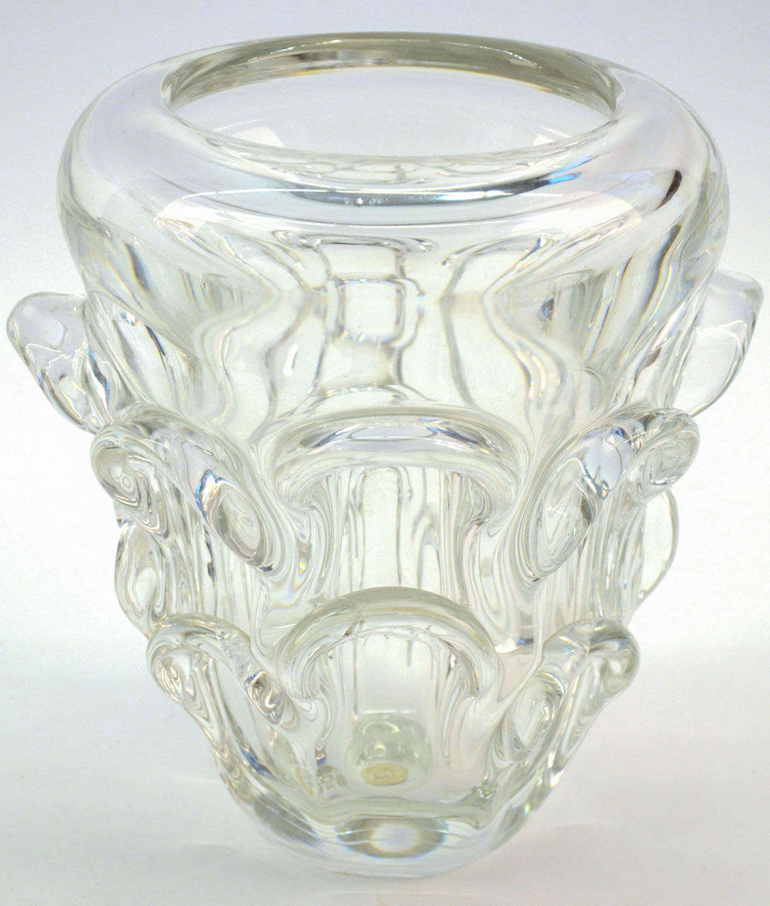 A lovely example from the Belgian glass producer. Solid crystal, signed and stamped.
Please note: This Item is heavy 9.3kg.